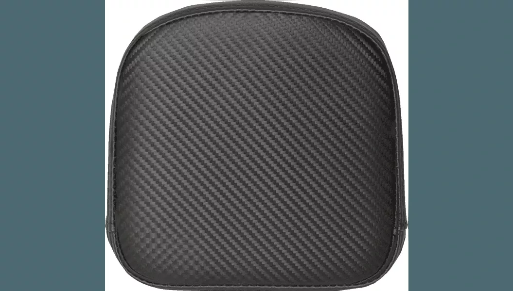 Saddlemen CF Roadsofa Sissybar Pad for '99-'23 Touring and '18-'23 Softail models (w/ tall sissy bar and OEM supplied triangle bracket)