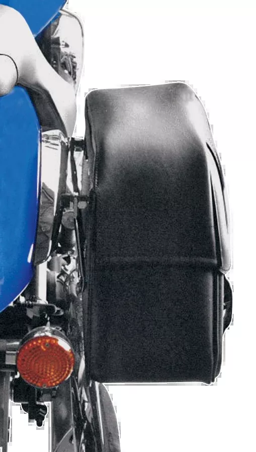 SADDLEMEN Chrome Saddlebag Support Kit for Harley Davidson 3501-0346