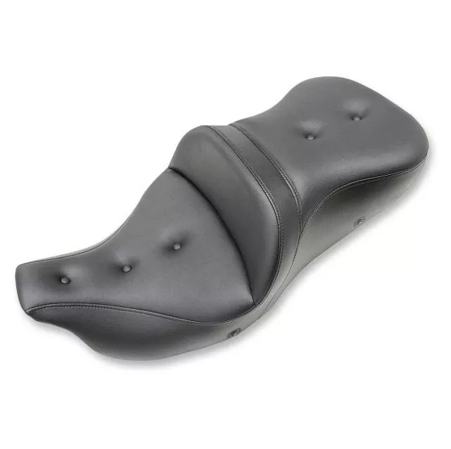 Saddlemen Extended Reach Heated Road Sofa Seat for Harley Davidson Touring Models '08-Up - Pillow Top (Not for '24-Up FLHX/FLTR Models)