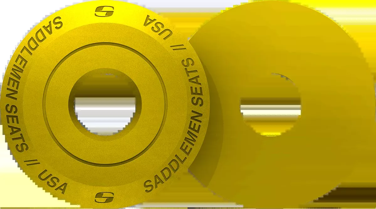 Saddlemen Fender Seat Washer - Yellow - 14707YW