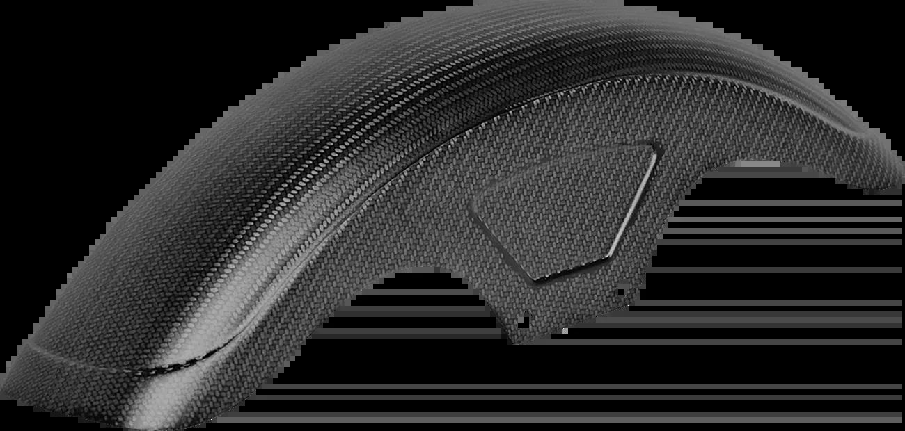 Saddlemen Front Fender - Carbon Fiber/Matte - Dyna/Sportster - CF-8-0003M