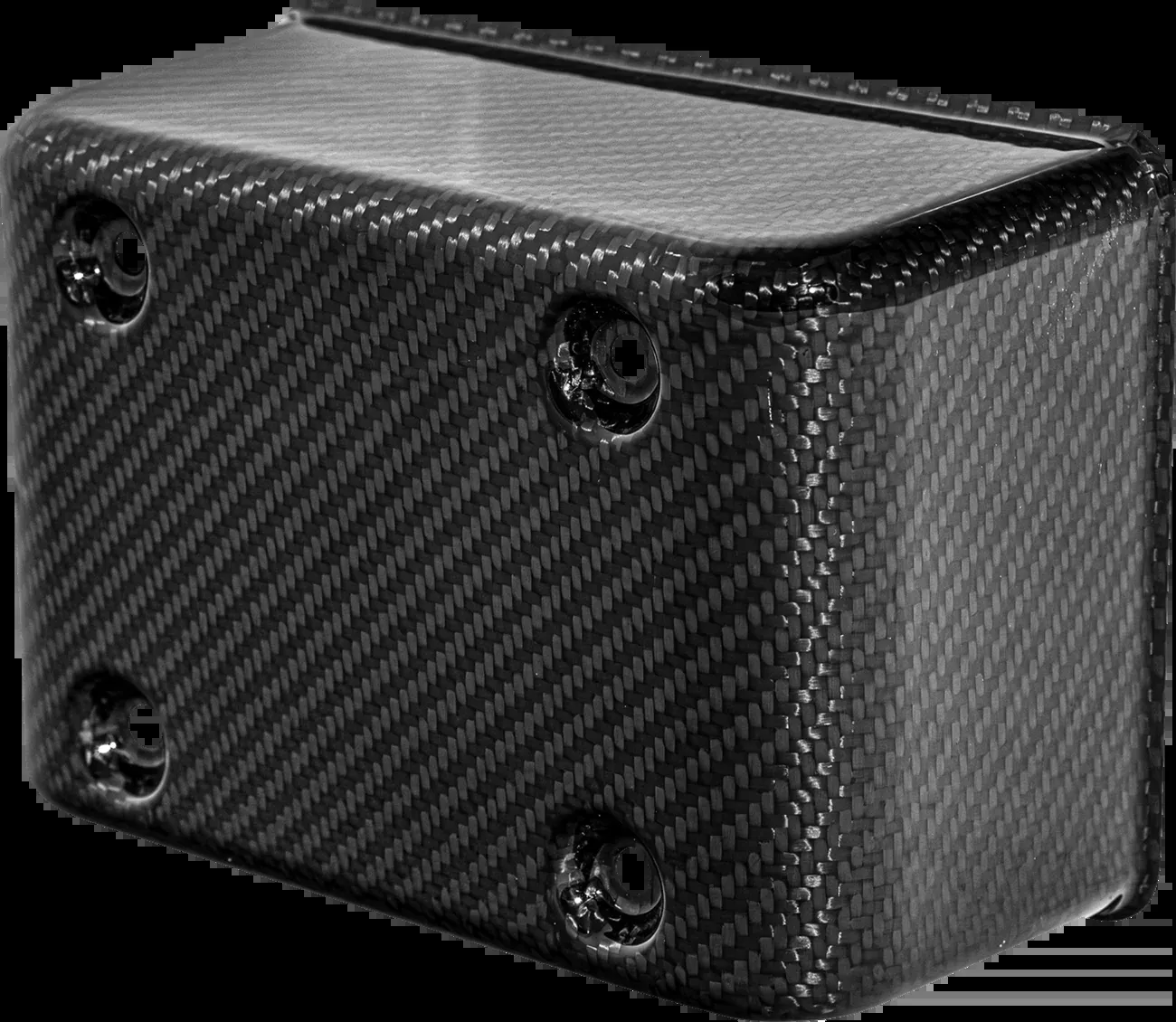 Saddlemen Fuse Block Cover - Carbon Fiber - Gloss Black - CF-899-04-003