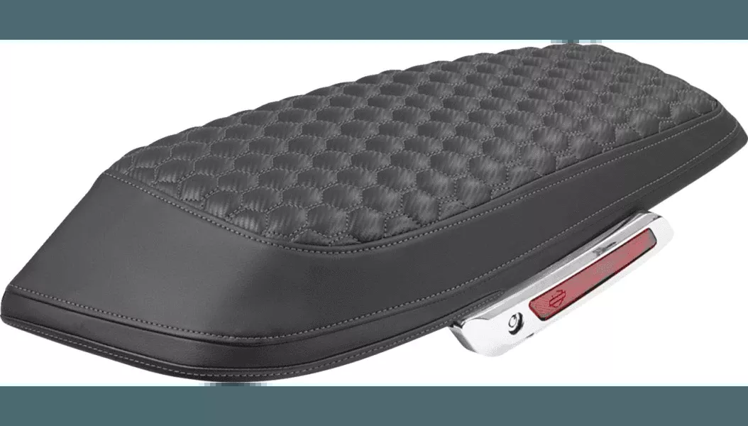 Saddlemen HC Honeycomb Stitched Saddlebag Lid Covers for '24-Up Harley Davidson FLHX & FLTR Touring and '23-Up CVO FLHXSE & FLTRSE Models (Select Stitching Color)