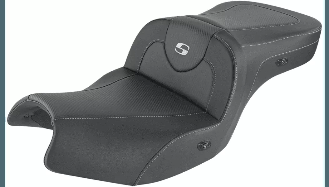 Saddlemen Heated Roadsofa CF Seat for '20-23 Indian Challenger/Pursuit