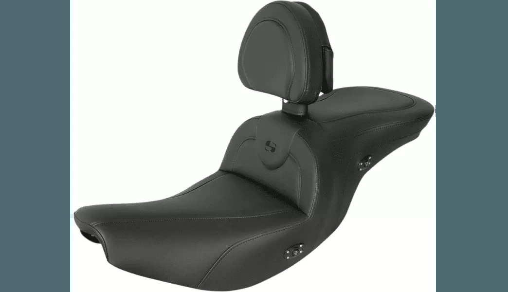 Saddlemen Heated Roadsofa Seat w/ Driver Backrest for '14-21 Indian Chief, Chieftain, Roadmaster, Springfield Models