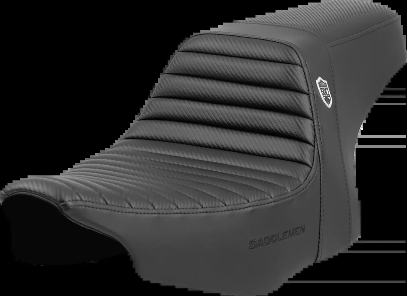 SADDLEMEN Pro Series SDC Performance Seat for FLH/FLT 2023-2024 – Tuck-n-Roll Design with GelCore™ Technology