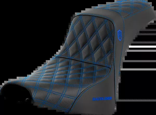 Saddlemen Pro Series SDC Performance Seat - w/o Backrest - Blue Stitch - FXBB/FXST '18-'23 - SC81830BLU