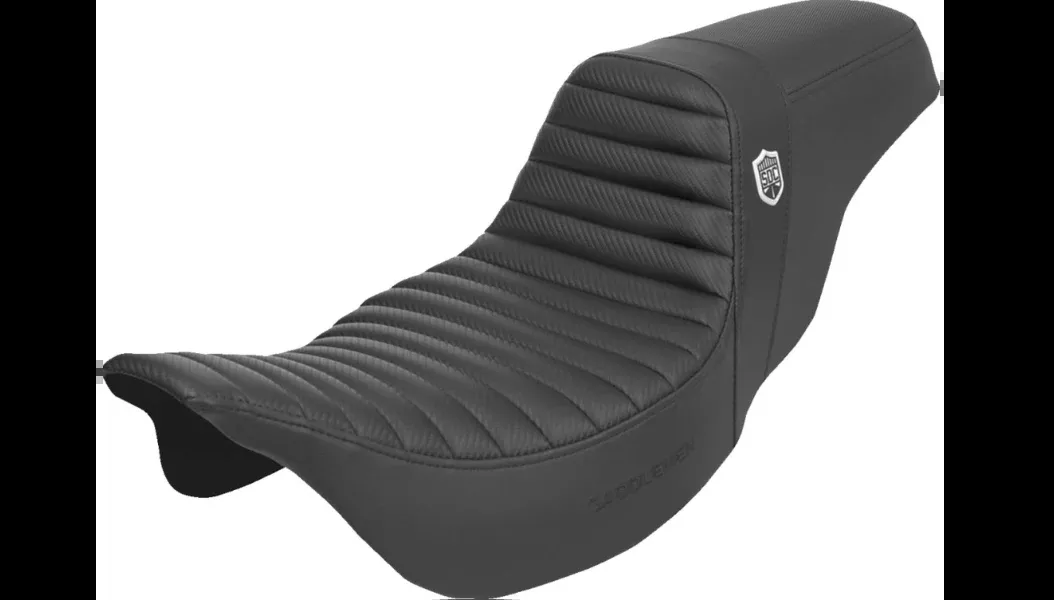 Saddlemen Pro Series SDC Performance Seat – without Backrest – Tuck-N-Roll/Carbon Fiber – Gripper – FL ’18-’23 – SC80807T