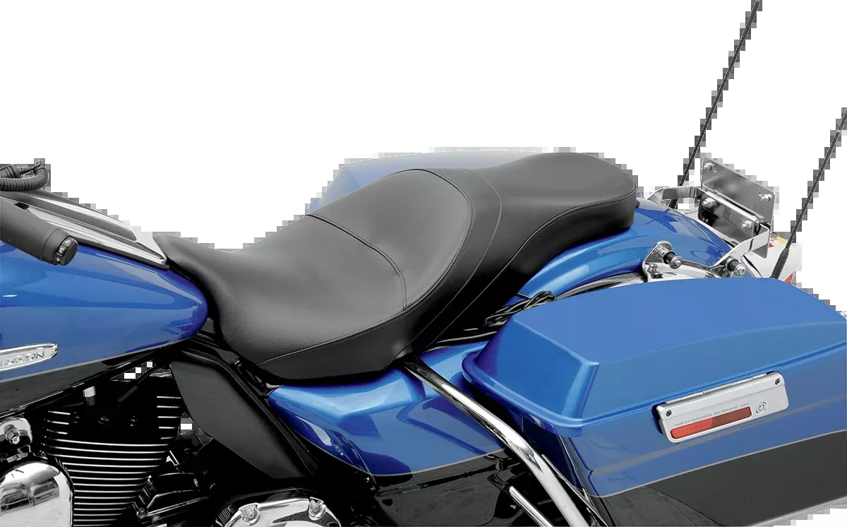 SADDLEMEN Pro Tour Seat in Black for Harley FL ’08-’20 – Model 808-07-066
