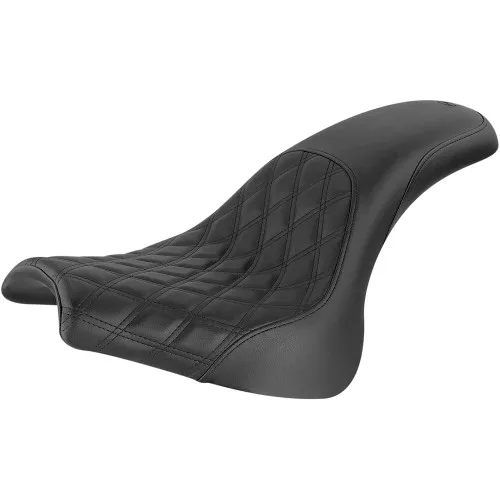 Saddlemen Profiler Seat for 2018-2024 Harley Softail Fat Bob FXFB - Lattice Stitch