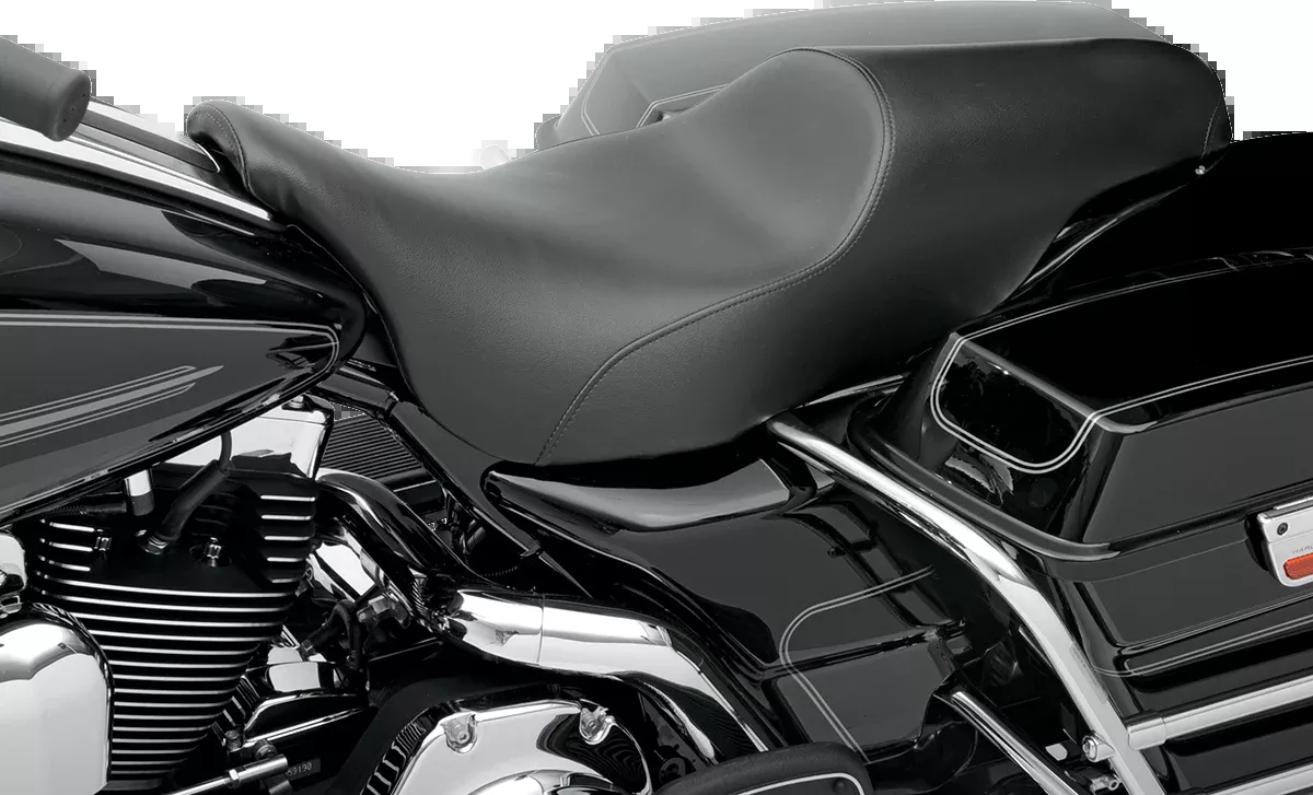 SADDLEMEN Profiler™ Seat for FL 2008-2024, Black Supple SaddleHyde with GelCore Comfort