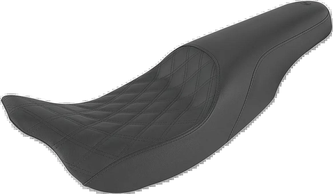 SADDLEMEN Profiler Seat Front Lattice / Rear Smooth for Harley FL 2008-2024 – Model 808-07B-149