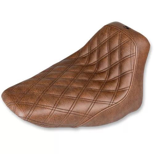 Saddlemen Renegade LS Solo Seat for 2006-2017 Harley Softail FLSTC/FLSTN - Brown