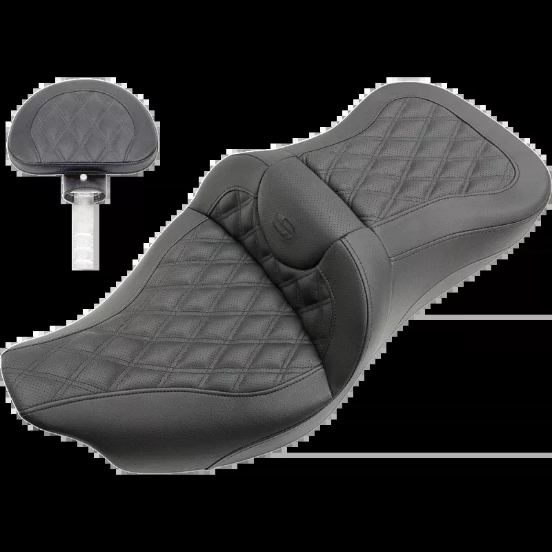 SADDLEMEN ROAD SOFA L/S WITH BACKREST 08-23 HARLEY DAVIDSON BAGGERS