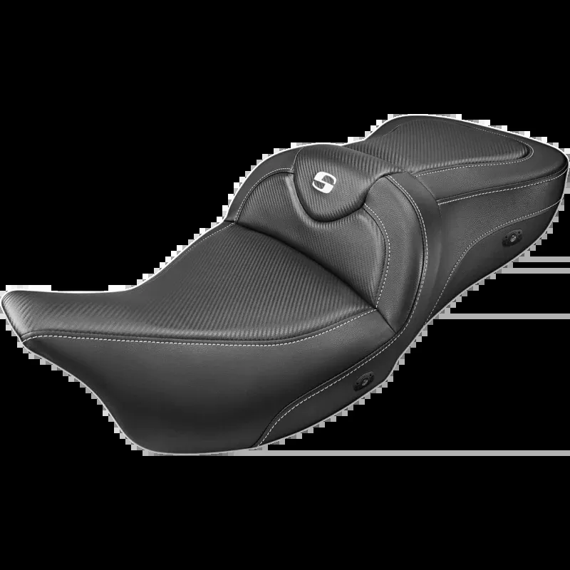SADDLEMEN ROAD SOFA SEAT C/F HEATED HARLEY 08-24 BAGGERS