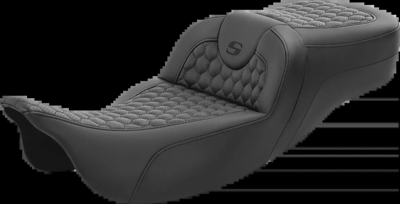 Saddlemen RoadSofa Seat - Honeycomb - Extended Reach - FL '08-'23 - 808-07B-190
