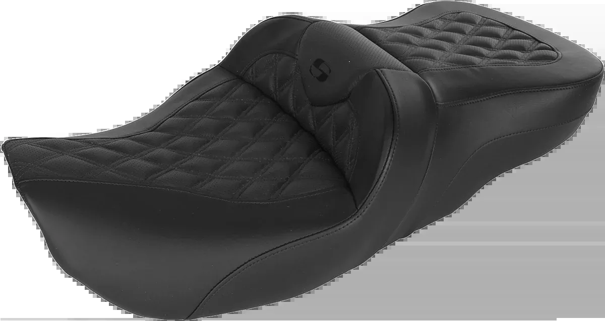 SADDLEMEN Roadsofa™ Seat with Full Lattice Stitch for FLH 1997-2007 – Part 897-06-182