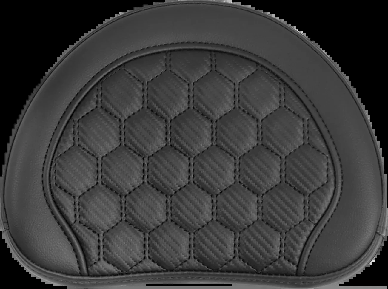 Saddlemen RoadSofa Sissy Bar Pad - Honeycomb - Black Stitching - 051349
