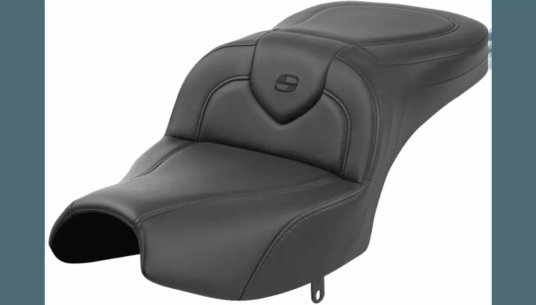 Saddlemen Roadsofa Standard Reach Seat for '22-Up Indian Pursuit - Black Stitching