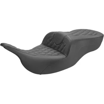 Saddlemen Roadsofa Standard Reach Seat Full Lattice Stitch Without Backrest – 897-07-182 For Harley Touring 1997-2007