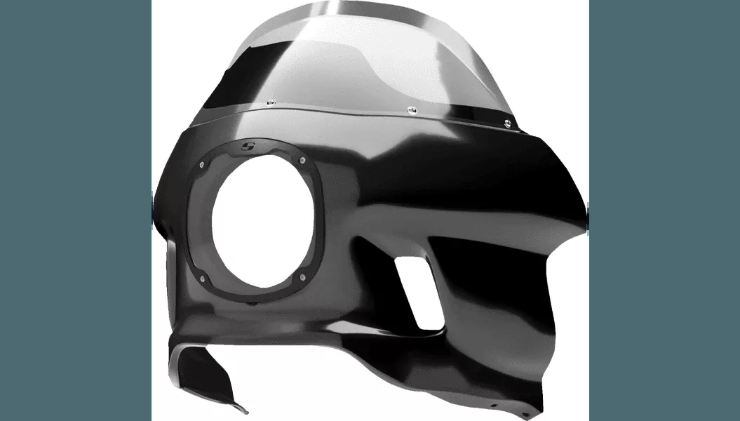 Saddlemen S-RT Mini Fairing for Harley Davidson - Gloss Black