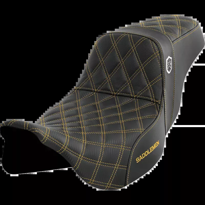 SADDLEMEN SDC GOLD PRO GRIPPER SEAT HARLEY 08-24 BAGGERS (NO BACKREST)