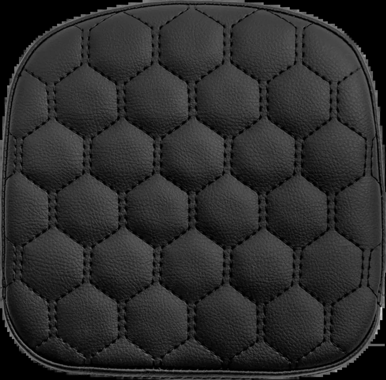 Saddlemen Sissy Bar Pad - Honeycomb - Black Stitching - 040749