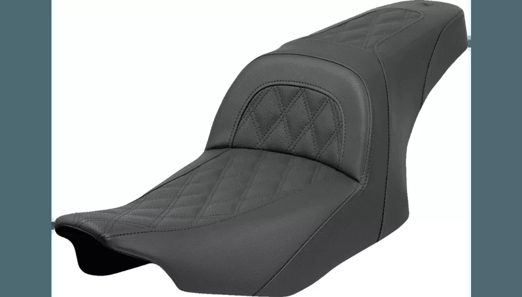 Saddlemen Slim Seat for '24-Up Harley Davidson Street Glide, Road Glide and '23-24 CVO FLHXSE, CVO FLTRSE - Roll Pleat