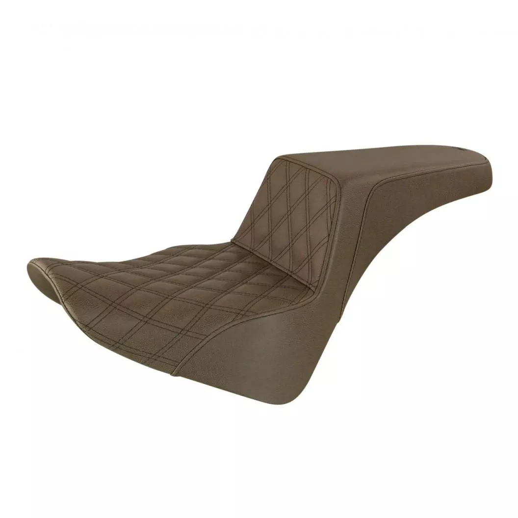 Saddlemen Step Up Front LS Seat for '18-22 Harley Davidson Softail Deluxe, Softail Heritage / Heritage Classic, Softail Slim