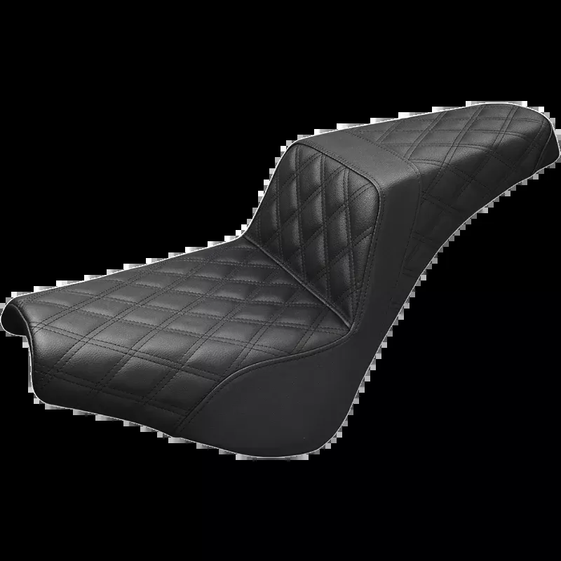 SADDLEMEN STEP UP FULL L/S SEAT BLACK HARLEY SOFTAIL M8 FXBB FXST 18-25