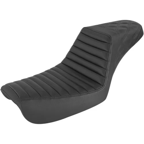 Saddlemen Step Up LS/TR Seat for 2004-2005 Harley Dyna - Black