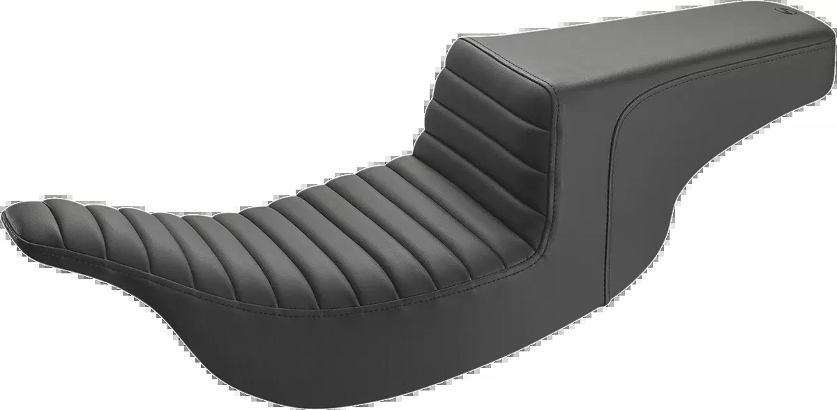 Saddlemen Step-Up Seat - Front Tuck-n-Roll - Black 97-07 FLH - 897-07-171