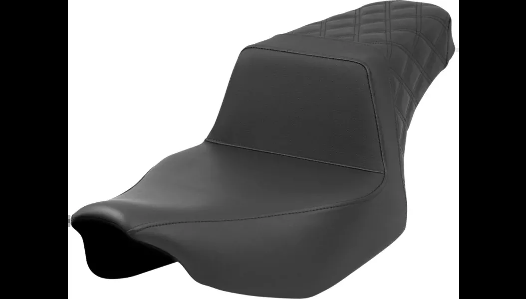 Saddlemen Step-Up Seat – Rear Lattice Stitch – Black – 24 Road Glide/Street Glide and 23-24 CVO Road Glide/Street Glide – 823-07-173