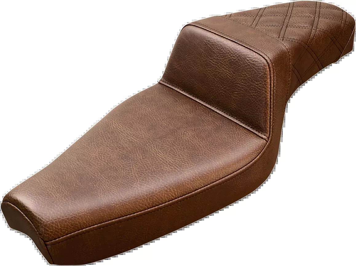 Saddlemen Step-Up Seat – Rear Lattice Stitch – Brown – XL – 879-03-173BR