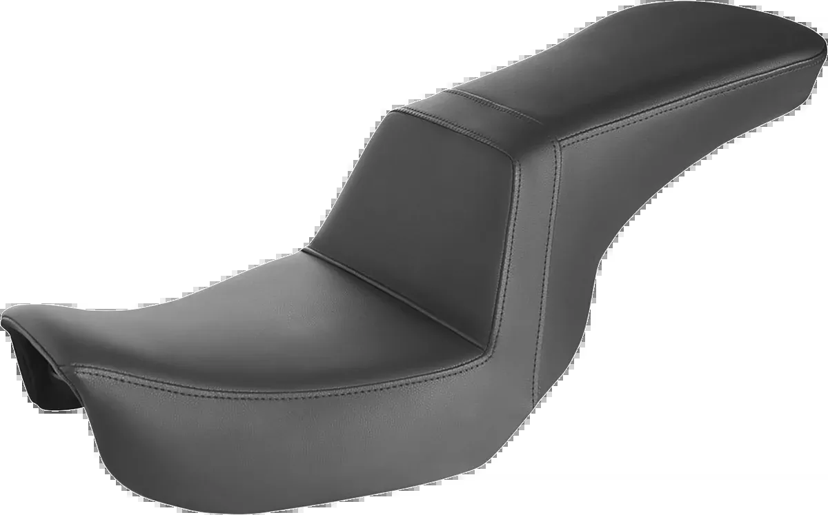 Saddlemen Step-Up Seat - Smooth - Black - Dyna - 806-04-194