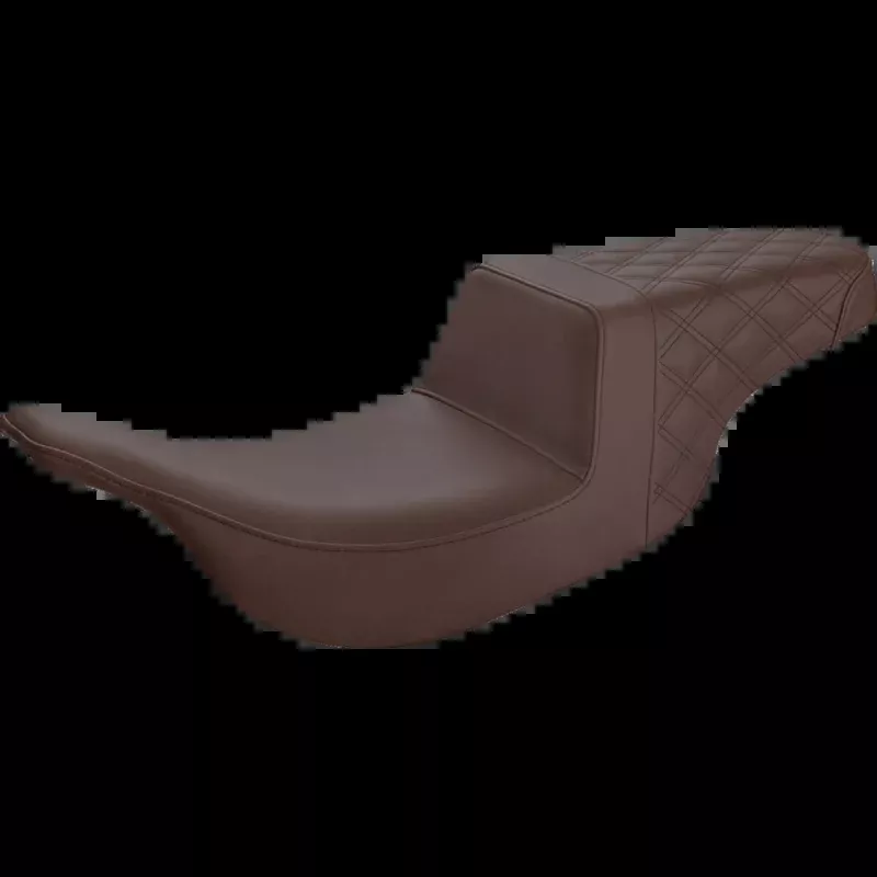 SADDLEMEN STEP UP SEATS BROWN HARLEY DAVIDSON BAGGERS 97-07