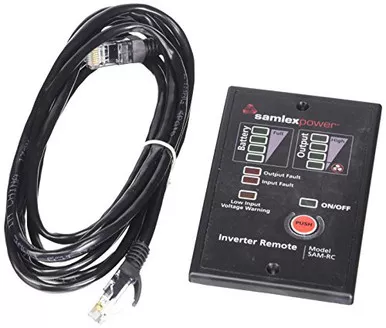 Samlex SAM-RC SAM Series Optional Remote Control, Black