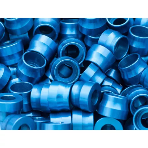 Santoro Fabworx Deluxe Chacho Engine Bolt Kit for Harley M8 Softail/Touring - Blue