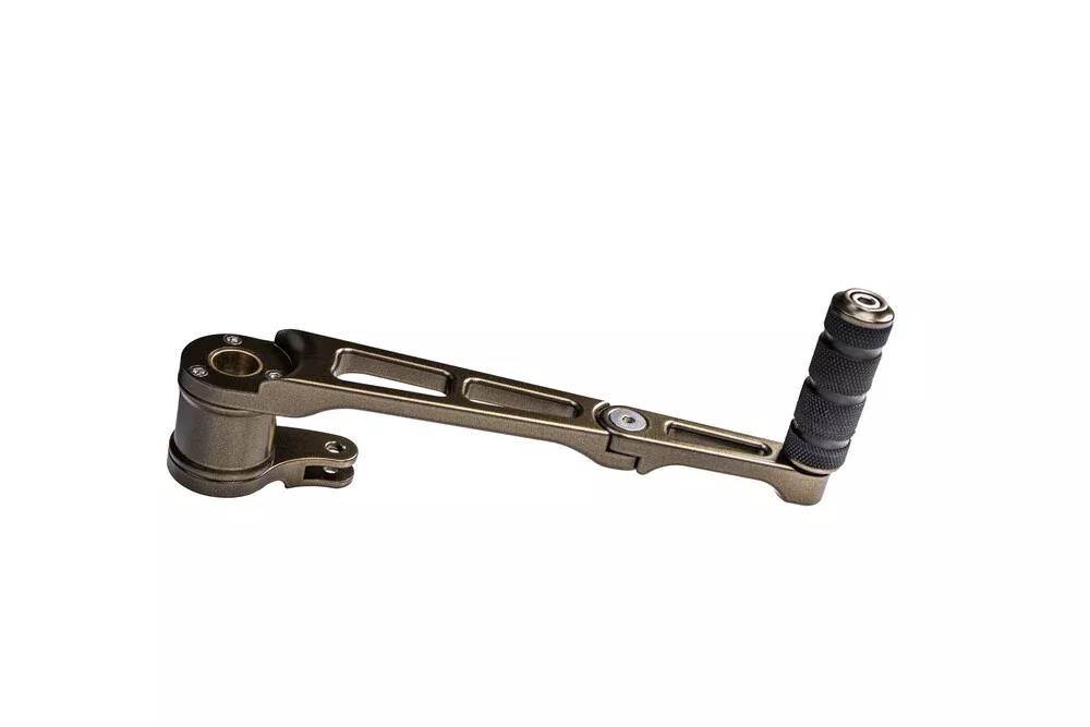 SANTORO FABWORX JUST THE TIP ADJUSTABLE BRAKE ARM HARLEY BAGGERS