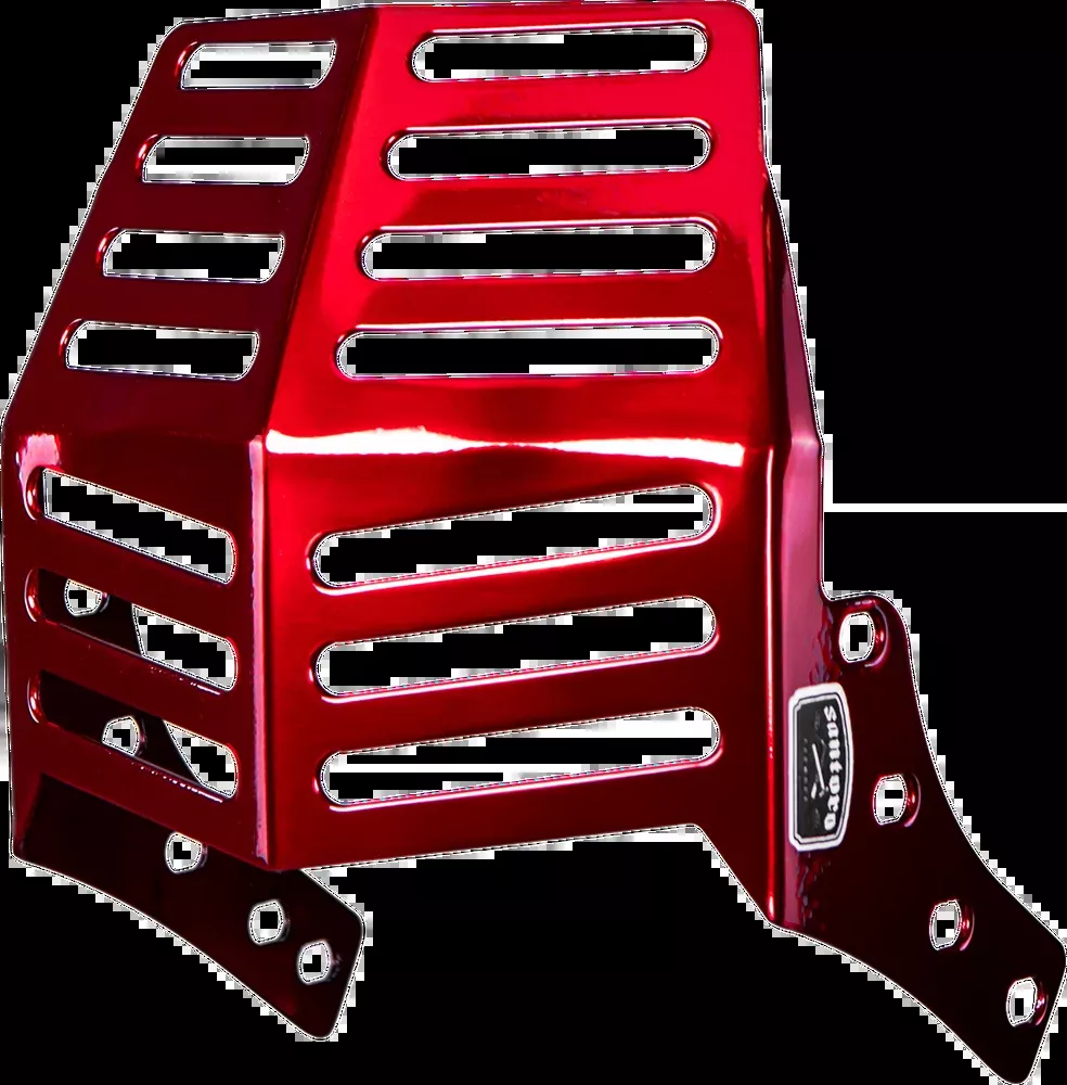 SANTORO FABWORX SKID PLATES BLACK HARLEY DAVIDSON SOFTAILS 18-25