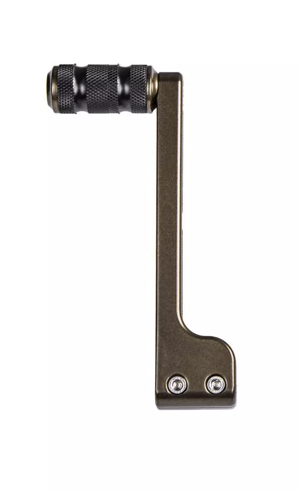 Santoro Once Bitten Twice Tight Shifter for '86-Up Harley Davidson Touring Models - Bronze