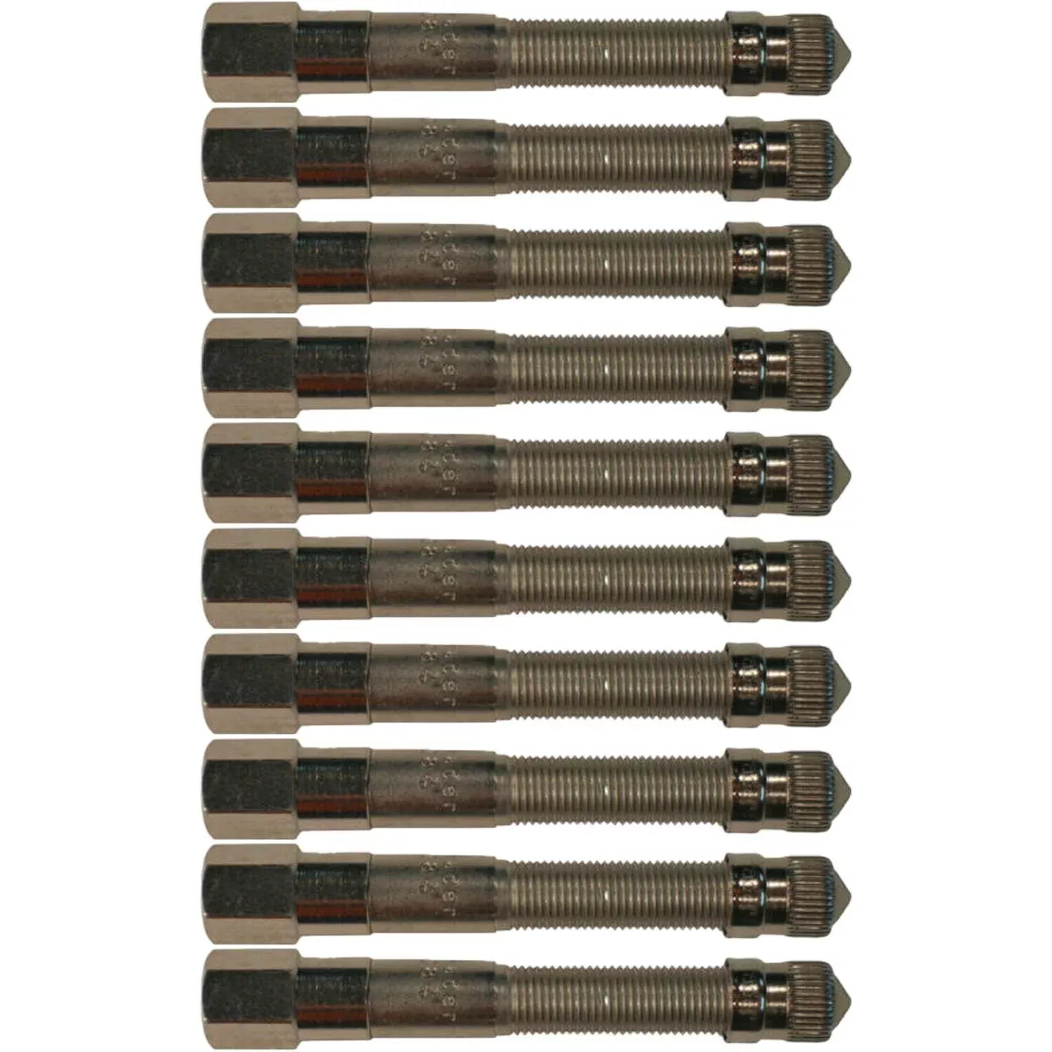 Schrader 2-7/32" Metal Truck Valve Extension Pack of 10