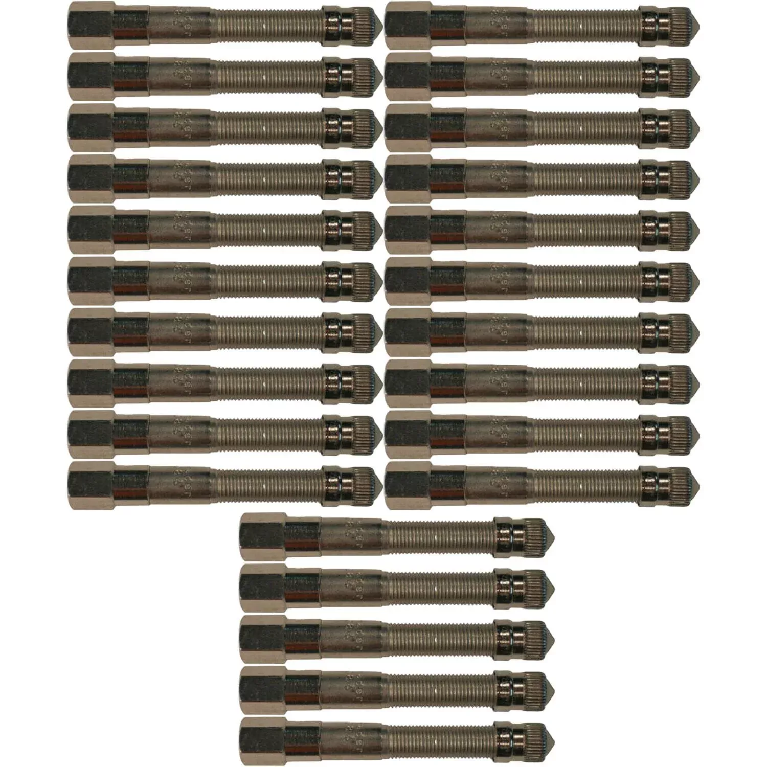 Schrader 2-7/32" Metal Truck Valve Extension Pack of 25