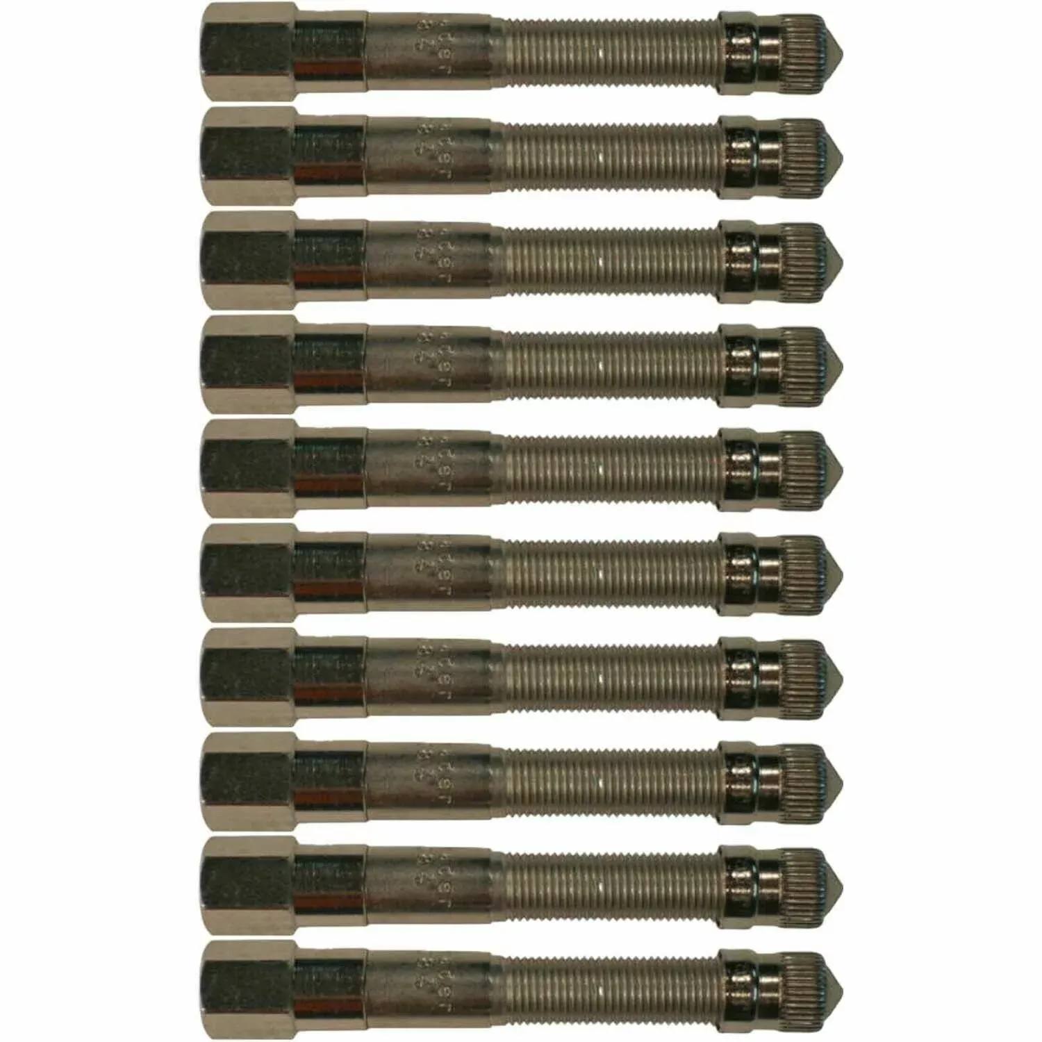 Schrader 4430 4-1/8″ Metal Truck Valve Extension Pack of 10