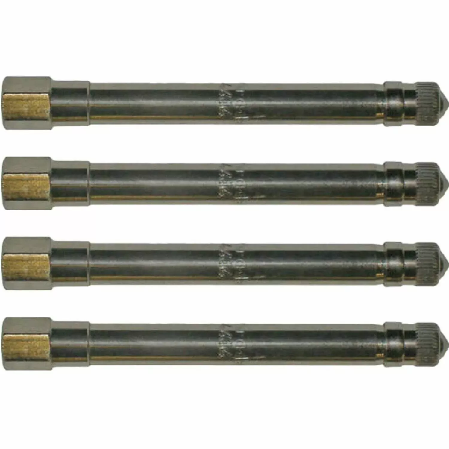 Schrader 4430 4-1/8" Metal Truck Valve Extension Pack of 4
