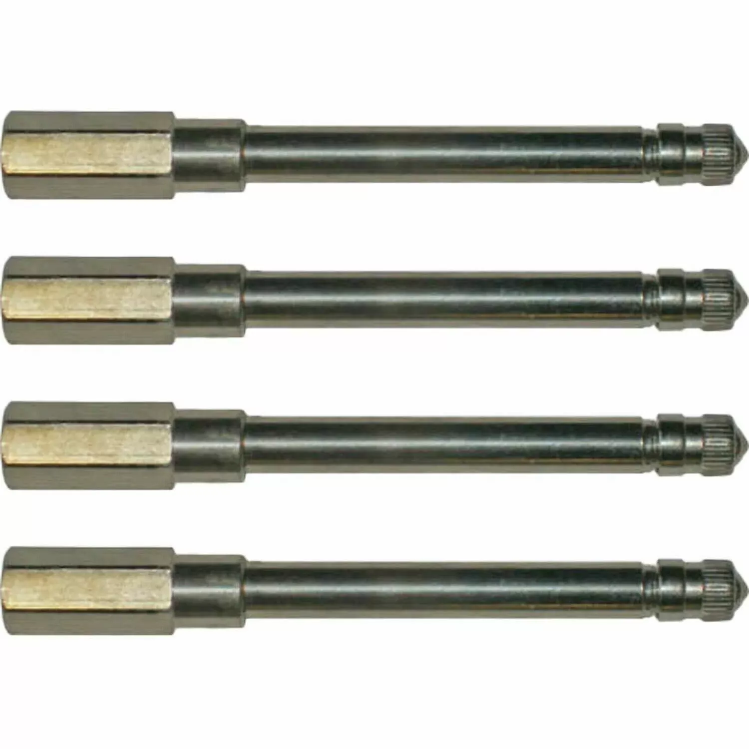 Schrader 7381 3-1/16″ Metal Truck Valve Extension Pack of 4