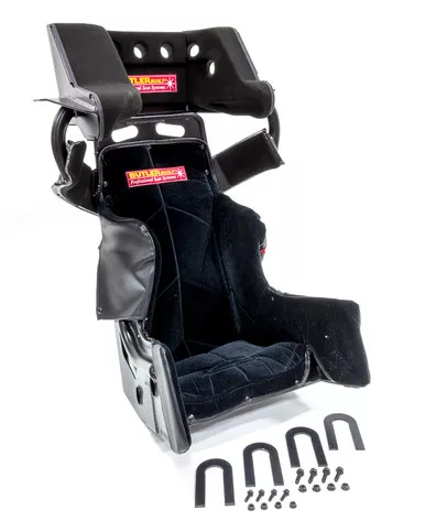 Seat 15-1/2in Sprint Adv Slide Job Flat Black ADV-15308-03-4001-FB