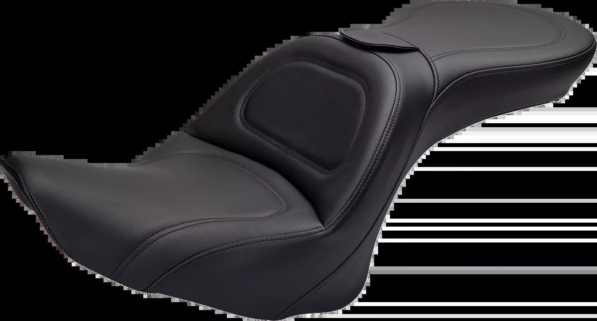 Seat - Explorer™ - With Backrest - Stitched - Black - FL/FX '06-'17