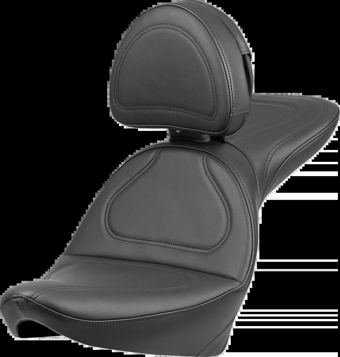 Seat - Explorer™ - With Backrest - Stitched - Black