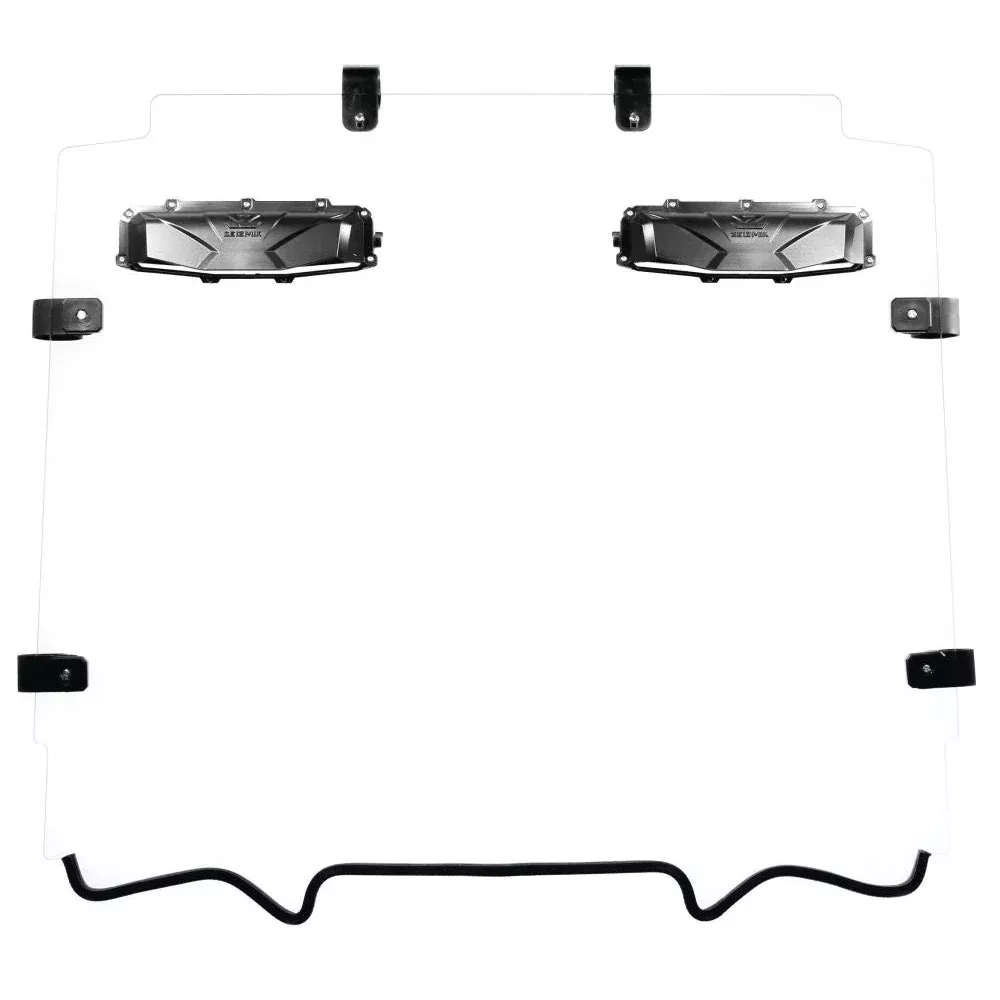 Seizmik Windshield Versa-Vent-Double Sided Hard Coated Polycarbonate 26103